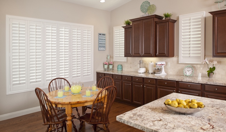 Polywood Shutters in Boise kitchen